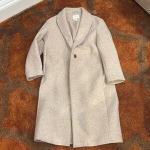 H&M women’s coat in Ivory Marl color